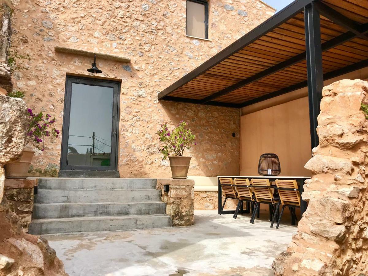 Almyrida Sands luxury stone villa Xirostérnion Exterior foto