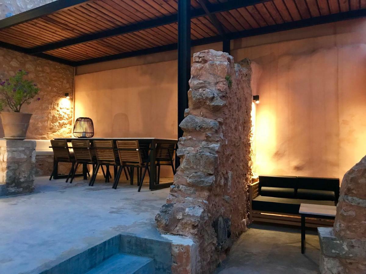 Almyrida Sands luxury stone villa Xirostérnion Exterior foto