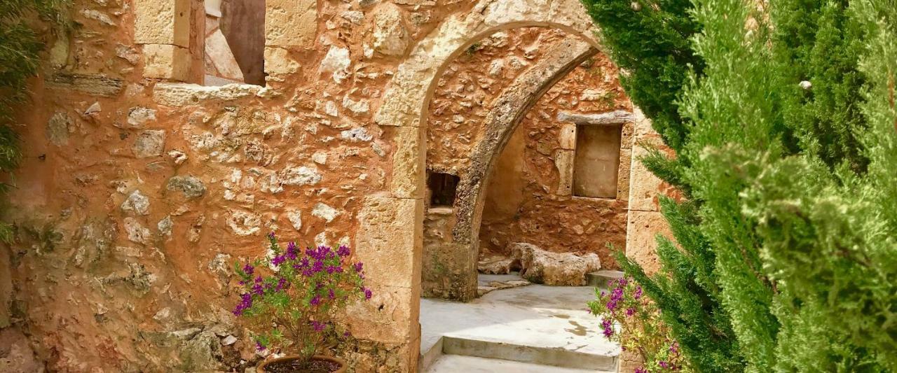 Almyrida Sands luxury stone villa Xirostérnion Exterior foto